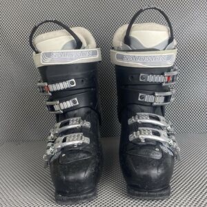 Salomon Charm Halo Alpine Boots Size 24-24.5 286mm Black Winter